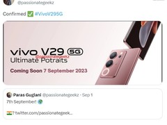 曝vivo V29手机将于9月7日全球上市：搭载骁龙 778G、4600mAh 电池
