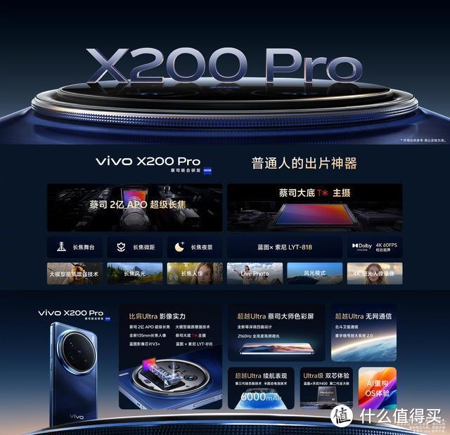 一口气三款，vivo X200系列正式发布，售价最高6799元