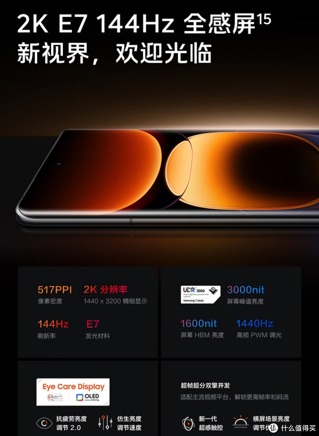 vivo iQOO 12Pro 16GB+512GB传奇版 2K E7 144Hz屏幕 大底主摄潜望式长焦 第三代骁龙 8 自研电竞芯片