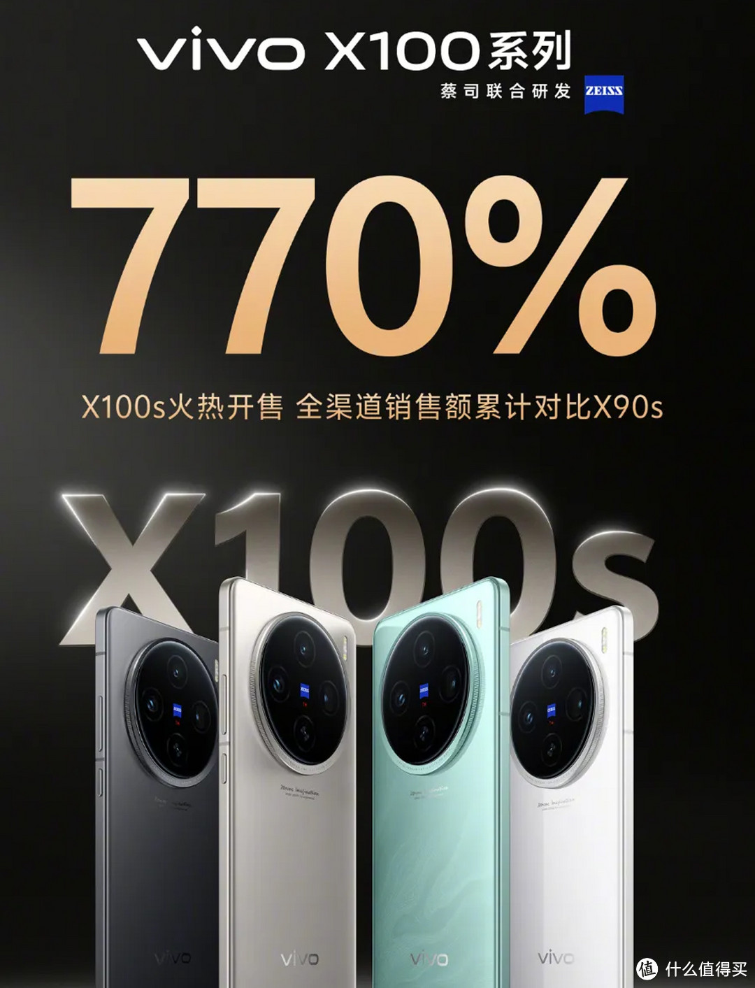 首销增长770%，16GB+1TB+100倍变焦突降990元，vivo X100s售价一跌再跌